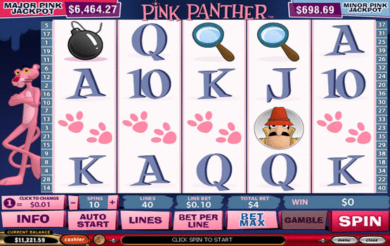 Pink Panther Pokie Game