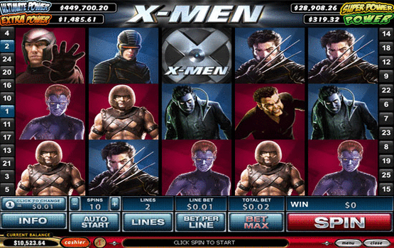 X Men Pokie Game